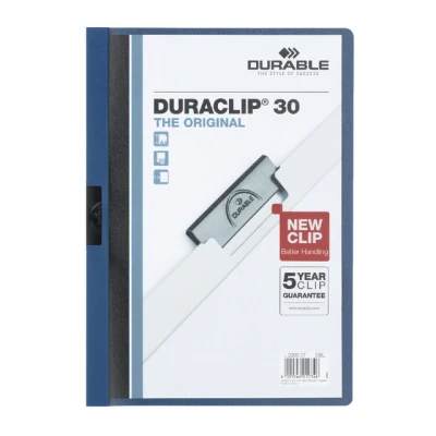 Afbeelding van Klemmap Durable Duraclip A4 3mm 30 vellen blauw