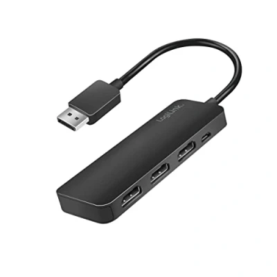 Afbeelding van LogiLink CV0146 DisplayPort splitter Zwart