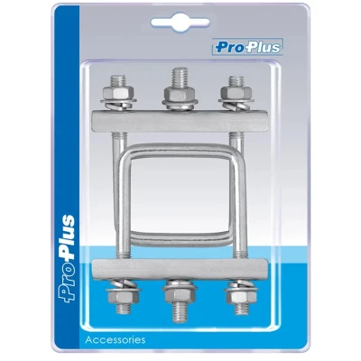 Afbeelding van Pro Plus U beugel voor Neuswielklem Vierkant 60 mm 2 stuks blister
