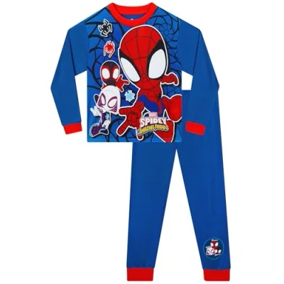 Afbeelding van Marvel Spidey En Zijn Geweldige Vrienden Pyjama Sets Voor Jongens Spiderman Pyjama&#039;s Blauw 116