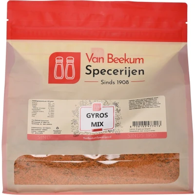 Afbeelding van Van Beekum Specerijen Gyros Mix 1 kilo (hersluitbare stazak)
