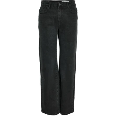 Afbeelding van Noisy May NMYolanda NW wide Jeans black NOOS zwart W27L30