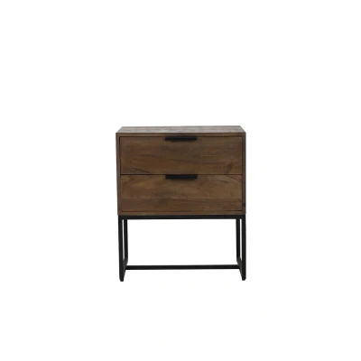 Afbeelding van Light &amp; Living Meave kast 60x40x70 cm Hout mat donkerbruin