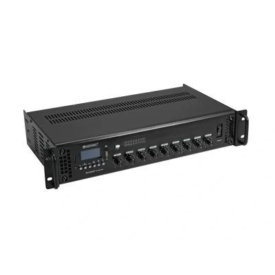 Afbeelding van Omnitronic PA mono mengversterker met mp3 speler bluetooth en IR afstandsbediening 360W MA 360P Mixing Amplifier