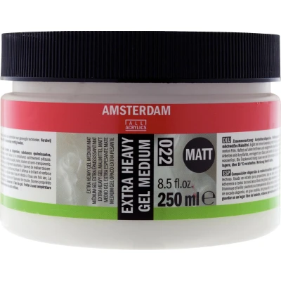 Afbeelding van Amsterdam Extra heavy gel medium mat 022 pot 250 ml