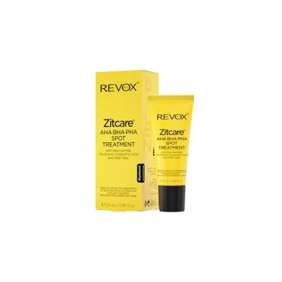 Afbeelding van REVOX B77 Zitcare Aha Bha Pha Spot Treatment, 25 Ml, Acnebehandeling Voor Puistjes En Mee Eters, Vermindert Ontstekingen, Lokale Behandelingscrème Tegen Onzuiverheden, Reguleert De Talgproductie