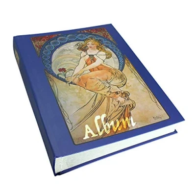 Afbeelding van SAFE Decoratief postzegel insteekboek met 30 witte pagina’s en 60 bladzijden verkrijgbaar in meerdere kleuren