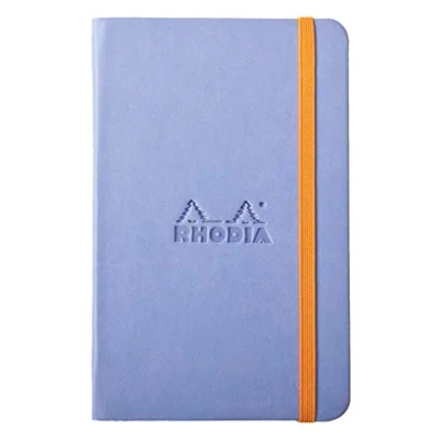 Afbeelding van Rhodia 118722C Book Rhodiarama, notitieboek met elastiek, 96 vellen blanco A6 iris