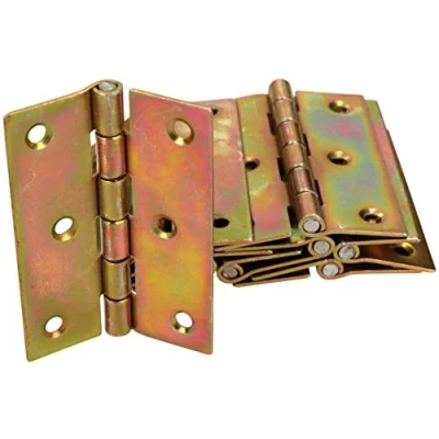 Afbeelding van KOTARBAU ® meubelscharnieren 80 x 60 mm 25 stuks. Opgerolde scharnieren alle matten tafeltape deurband meubeltape verzinkte deurscharnieren wiegtape box