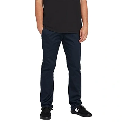 Afbeelding van Volcom Frickin moderne stretchbroek voor heren, Dark Navy 1, 38W / 32L