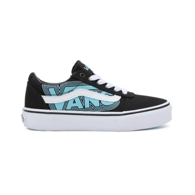 Afbeelding van Vans Ward Slip On Sneakers voor kinderen, uniseks, Glow Neon Blue/Black, 20 EU, Lichtgevend Blauw Zwart, EU