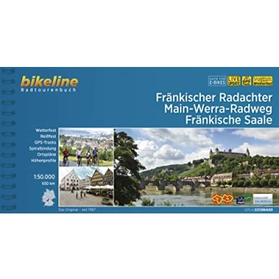 Afbeelding van Radtourenbücher Fränkischer Radachter / Main Werra Radweg Fränkische Saale