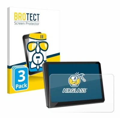 Afbeelding van BROTECT Screenprotector voor Carpuride W702BS 7&quot; Folie Beschermfolie Beschermglas transparant (3 Stuks)