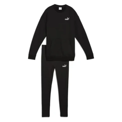 Afbeelding van Puma Relaxed SUIT SET Legging, Dames, Maat: Large, Black
