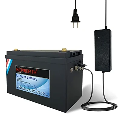 Afbeelding van LiFePO4 Accu, 12 V, 100 Ah, lithium ijzer, fosfaatbatterij, tot 7000 Deep Cycle met BMS, voor campers, golfwagens, noodstroom, serie of parallelwerking