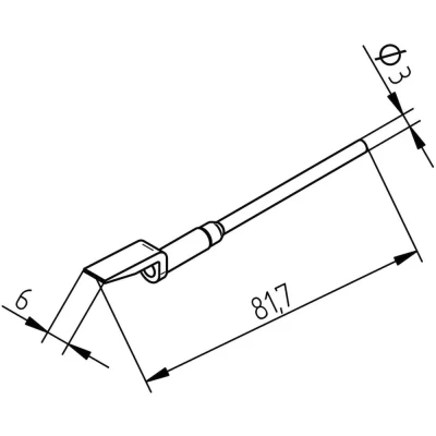 Afbeelding van Ersa Auslötspitzen Satz Desoldeerpunt Grootte soldeerpunt 6 mm Inhoud: 2 stuk(s)