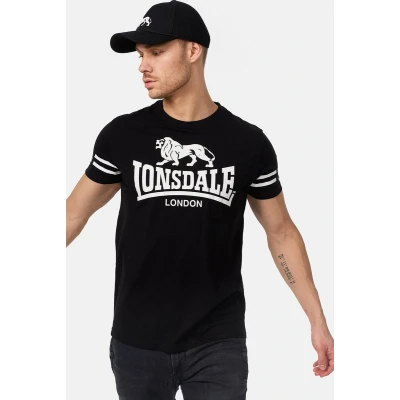 Afbeelding van LONSDALE Shirt zwart / wit