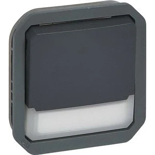 Afbeelding van Legrand plexo drukknop verlicht met etiquette no ng mechanisme ip55 ik08 antr 069814l