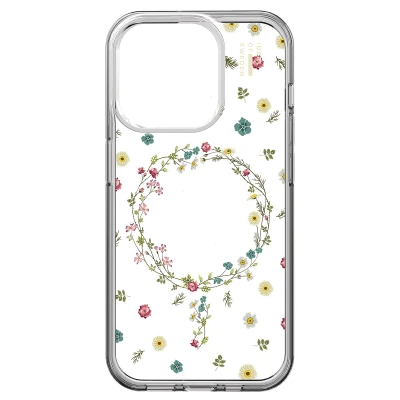 Afbeelding van iDeal of Sweden Clear Case MagSafe iPhone 15 Pro Petite Floral