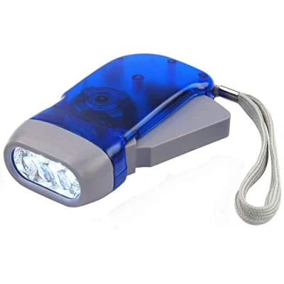 Afbeelding van DIGIFLEX zaklamp 3 LED Dynamo voor kamperen, wandelen, herfst en survival Geen batterijen nodig, Eco &amp; oplaadbaar