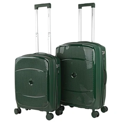 Afbeelding van ITACA Koffer Set koffers Stevige Kofferset 2 Stuks Reiskoffer Set. van Trolley (Handbagage Koffer, en Middelgrote Koffer). Delige. Lichtgewicht Koffers, Groene