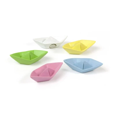 Afbeelding van Trendform Magneet Paper Boat Set Van 5 Multicolour 3x1,4x1,4cm