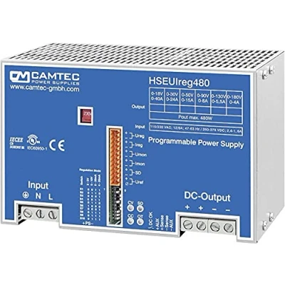 Afbeelding van Camtec HSEUIreg04801.50T Labvoeding, regelbaar 0 50 V/DC 15 A 480 W Aantal uitgangen: 1 x