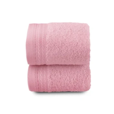 Afbeelding van Top Towel Premium grote badhanddoeken 2 gezichts of bidethanddoeken, 30 x 50 cm, 100% katoen, 600 g, koraal