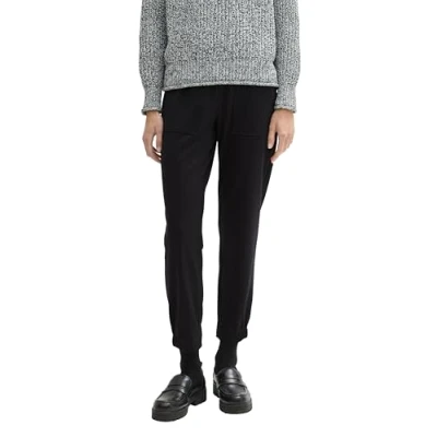 Afbeelding van TOM Tailor Denim Basic JOGG Trainingsbroek, Dames, Maat: Large, Deep black