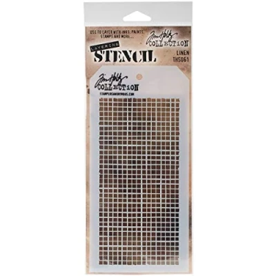 Afbeelding van Stampers Anonymous THS061 Tim Holtz gelaagde sjabloon, meerkleurig, 4.125 x 8.5 inch