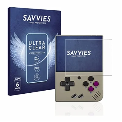 Afbeelding van Savvies (6 Stuks) Schermbeschermer voor Miyoo Mini Plus Screen Protector Ultra Transparant