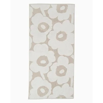 Afbeelding van Marimekko (keuken ) handdoek Unikko beige 50 x 70