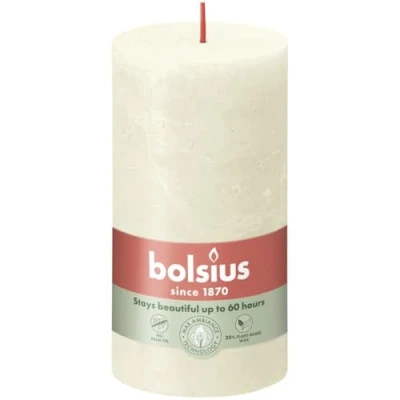 Afbeelding van Bolsius kaars rustiek Soft Pearl 130/68 mm