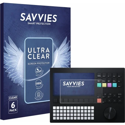 Afbeelding van Savvies Screenprotector voor Polyend Tracker Folie Beschermfolie transparant (6 Stuks)