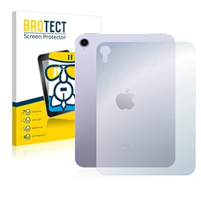 Afbeelding van BROTECT Screenprotector voor Apple iPad Mini 6 WiFi 2021 (Achterkant, Gen.) Folie Beschermfolie Beschermglas transparant