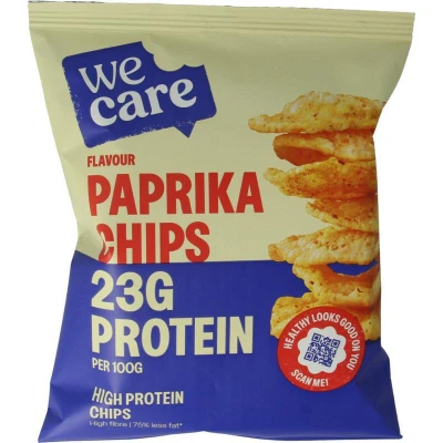 Afbeelding van 2x WeCare High Protein Chips Paprika 25 gr