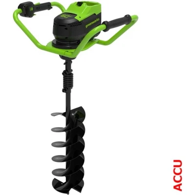 Afbeelding van Greenworks GD60EA accu grondboor