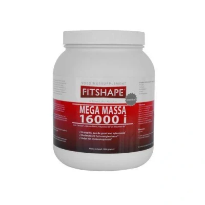 Afbeelding van Fitshape Mega Massa 16000 i Chocola 1,2 kg