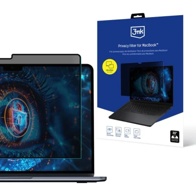 Afbeelding van 3MK 5903108573610 schermfilter 38,9 cm (15.3&quot;) Laptop Omkaderde privacyfilter voor schermen