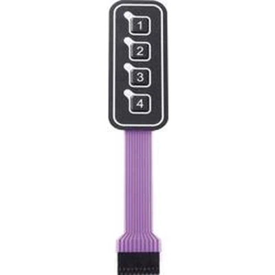 Afbeelding van APEM AC3559ILL Folietoetsenbord Keypad matrix 1 x 4 stuk(s)