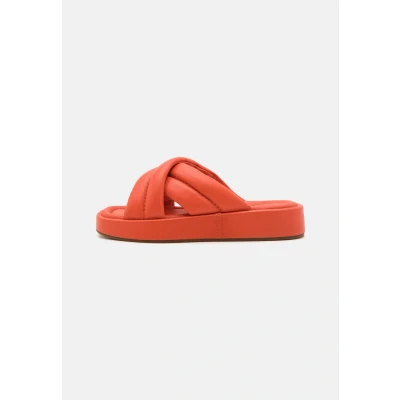 Afbeelding van Clarks ALDA Glide Muiltjes, Dames, Maat: 35.5, Coral Leer