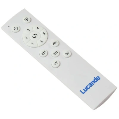 Afbeelding van Lucande Plafondventilator Vindur, nikkel, hout, DC, stil
