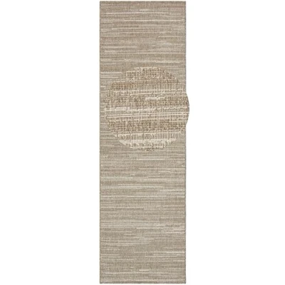 Afbeelding van Dubbelzijdig vloerkleed Mélange 80x350cm Beige 123vloerkleed.nl is de online webshop voor vloerkleden en woonaccessoires.