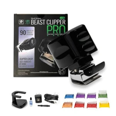 Afbeelding van Skull Shaver Beast Clipper PRO Elektrische Tondeuse voor Mannen Hoofd, Baard en Snor EU stekker