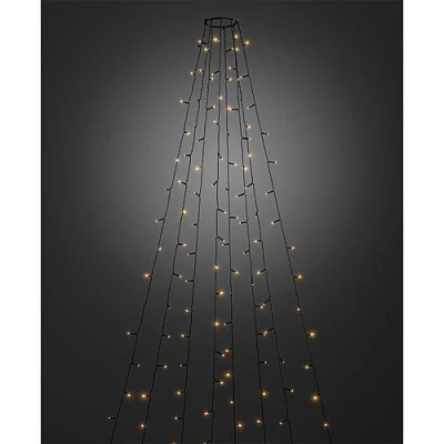 Afbeelding van Lichtmantel led kerstverlichting binnen 240 lampjes 2.4 meter