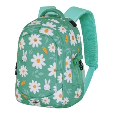 Afbeelding van Karactermania Oh My Pop Running Plus Rugzak Handbagage Backpack met Trolley bevestiging + USB poort Blooming Turquoise