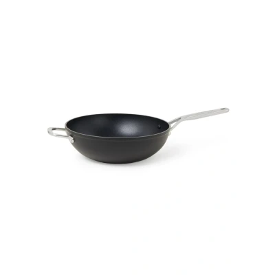 Afbeelding van KitchenAid Forged Hardened Aluminium Hard geanodiseerd PFAS vrij keramisch antiaanbaksel, 30cm/5 liter wok, inductie, ovenbestendig, vaatwasmachinebestendig, zwart