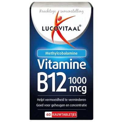 Afbeelding van Lucovitaal Vitamine B12 1000mcg Kauwtabletten