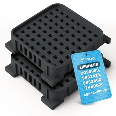 Afbeelding van DL pro 2 x actieve koolfilter 48 44 mm voor Liebherr 9096989 9882429 9882460 Fresh Air vervangingsfilter koelkast en koelvriescombinatie