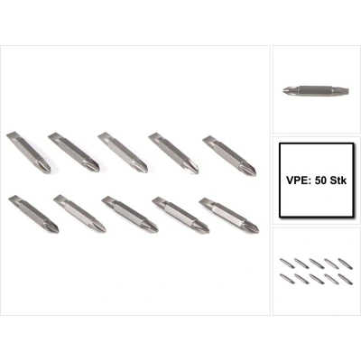 Afbeelding van Makita, Bits, Bitset PH2 45 mm 50 stuks (45 mm)
